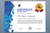 Stunning Professional Award Certificate Template