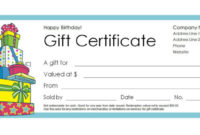 Stunning Publisher Gift Certificate Template