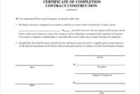 Top Construction Certificate Template 10 Docs Free