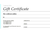 Top Editable Fitness Gift Certificate Templates