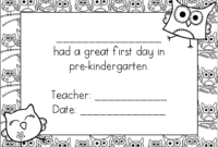 Top First Day Of School Certificate Templates Free