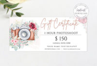 Top Photography Session Gift Certificate