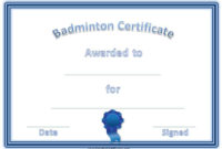Top Player Of The Day Certificate Template Free