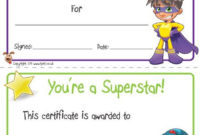 Top Super Reader Certificate Template