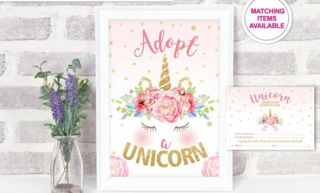 Top Unicorn Adoption Certificate Templates