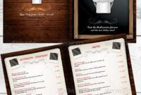 Awesome Diner Menu Template