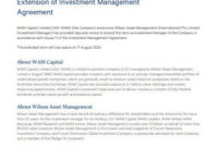 Best Asset Management Agreement Template