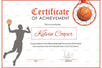 Amazing Athletic Award Certificate Template