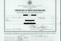 Amazing Birth Certificate Translation Template