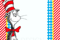 Amazing Blank Cat In The Hat Template