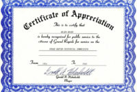 Amazing Blank Certificate Templates Free Download