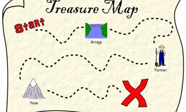 Amazing Blank Pirate Map Template