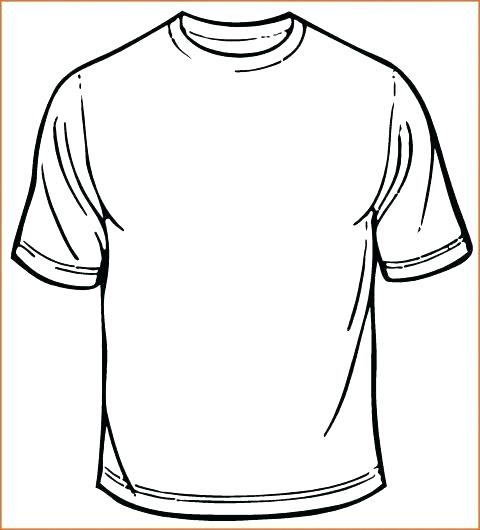 Amazing Blank T Shirt Outline Template – Sparklingstemware