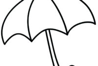Amazing Blank Umbrella Template