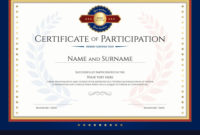 Amazing Conference Participation Certificate Template