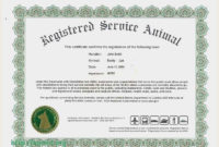 Amazing Dog Training Certificate Template
