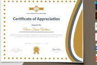 Amazing Downloadable Certificate Of Recognition Templates