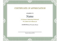 Amazing Free Employee Appreciation Certificate Template