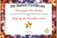 Amazing Free Printable Student Of The Month Certificate Templates