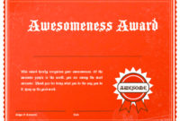 Amazing Funny Certificate Templates
