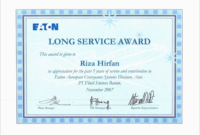 Amazing Long Service Award Certificate Templates