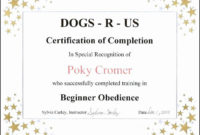 Amazing Pet Birth Certificate Template 24 Choices