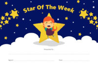 Amazing Star Certificate Templates Free