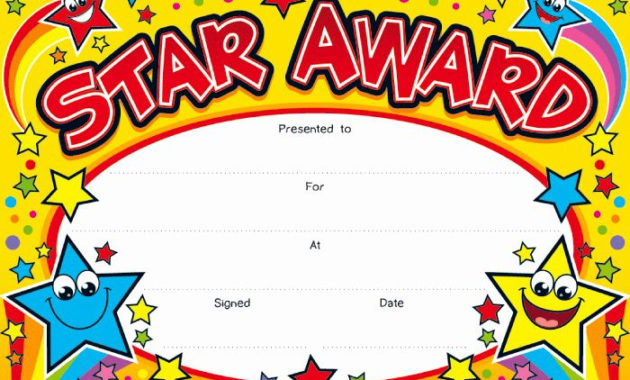 Amazing Student Of The Week Certificate