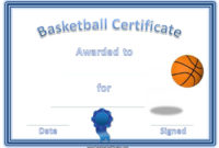 Awesome Athletic Award Certificate Template