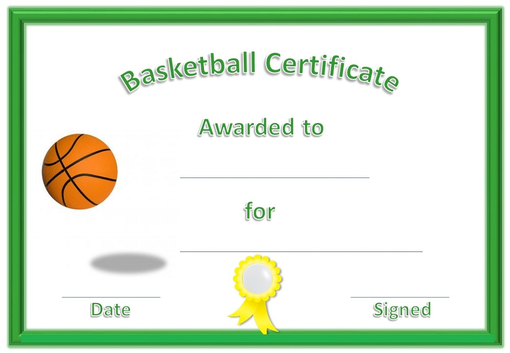 Awesome Athletic Award Certificate Template