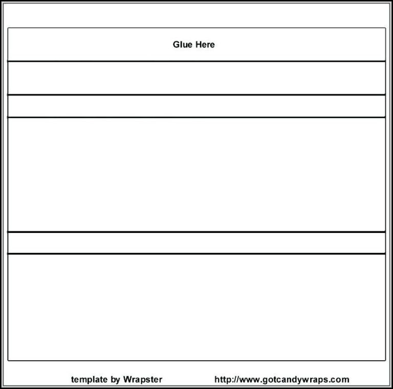 blank candy bar wrapper template
