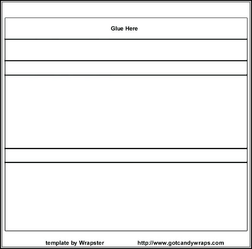 Awesome Blank Candy Bar Wrapper Template For Word