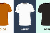 Awesome Blank T Shirt Design Template Psd