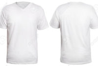 Awesome Blank V Neck T Shirt Template