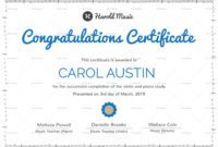 Awesome Class Completion Certificate Template