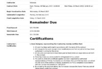 Awesome Construction Certificate Of Completion Template