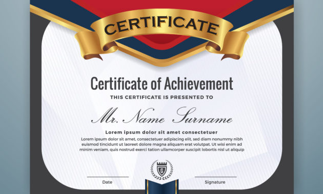 Awesome Design A Certificate Template