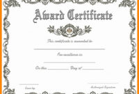 Awesome Free Choir Certificate Templates 2020 Designs