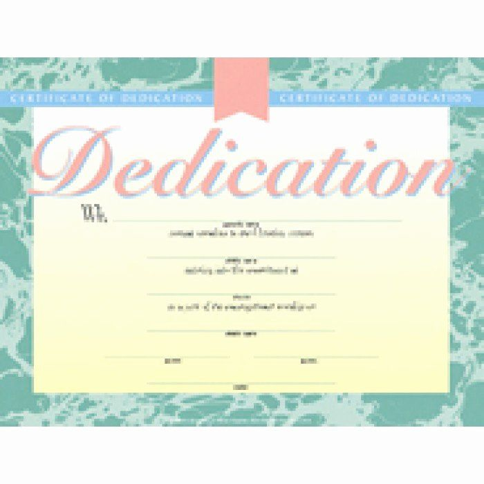 Awesome Free Printable Baby Dedication Certificate Templates