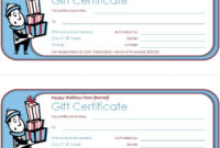 Awesome Gift Certificate Template In Word 10 Designs