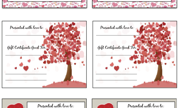 Awesome Love Certificate Templates