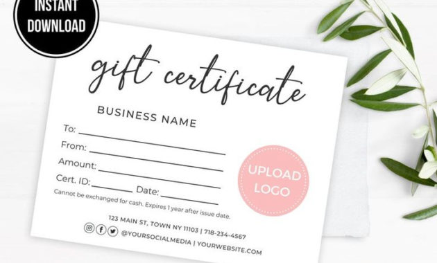 Awesome Salon Gift Certificate