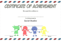 Awesome Social Studies Certificate