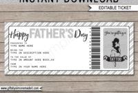 Awesome Tattoo Gift Certificate Template