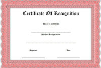 Awesome Template For Certificate Of Appreciation In Microsoft Word