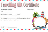 Awesome Travel Gift Certificate Templates