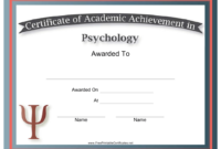 Best Academic Achievement Certificate Templates