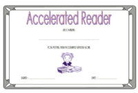 Best Accelerated Reader Certificate Templates