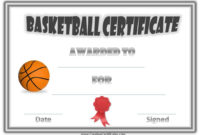 Best Basketball Tournament Certificate Template