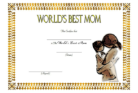 Best Certificate For Best Dad 9 Best Template Choices